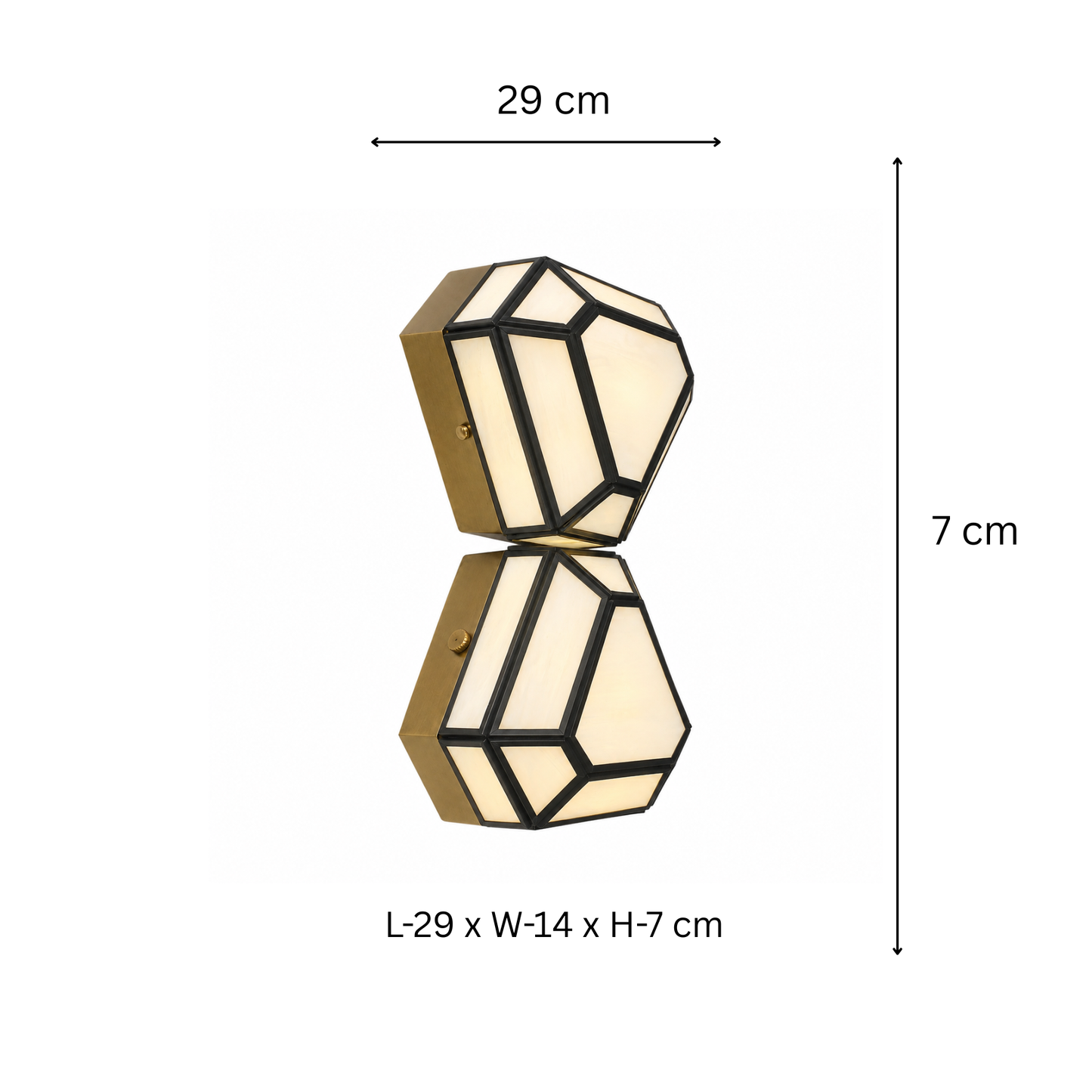 Diamond Cut Wall Lamp - ILLUMEA