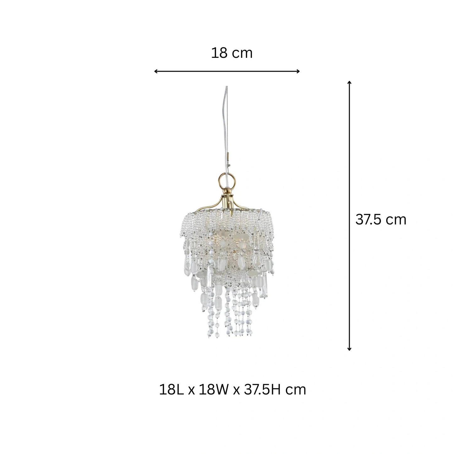 Nora Clear Mini Chandelier