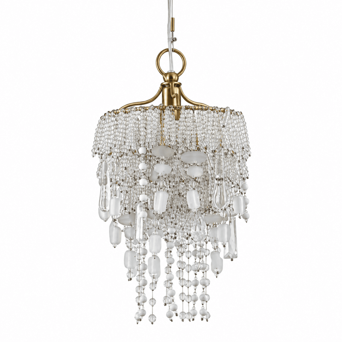 Nora Clear Mini Chandelier by ILLUMEA featuring elegant clear crystal detailing and a sophisticated design for stylish interior spaces