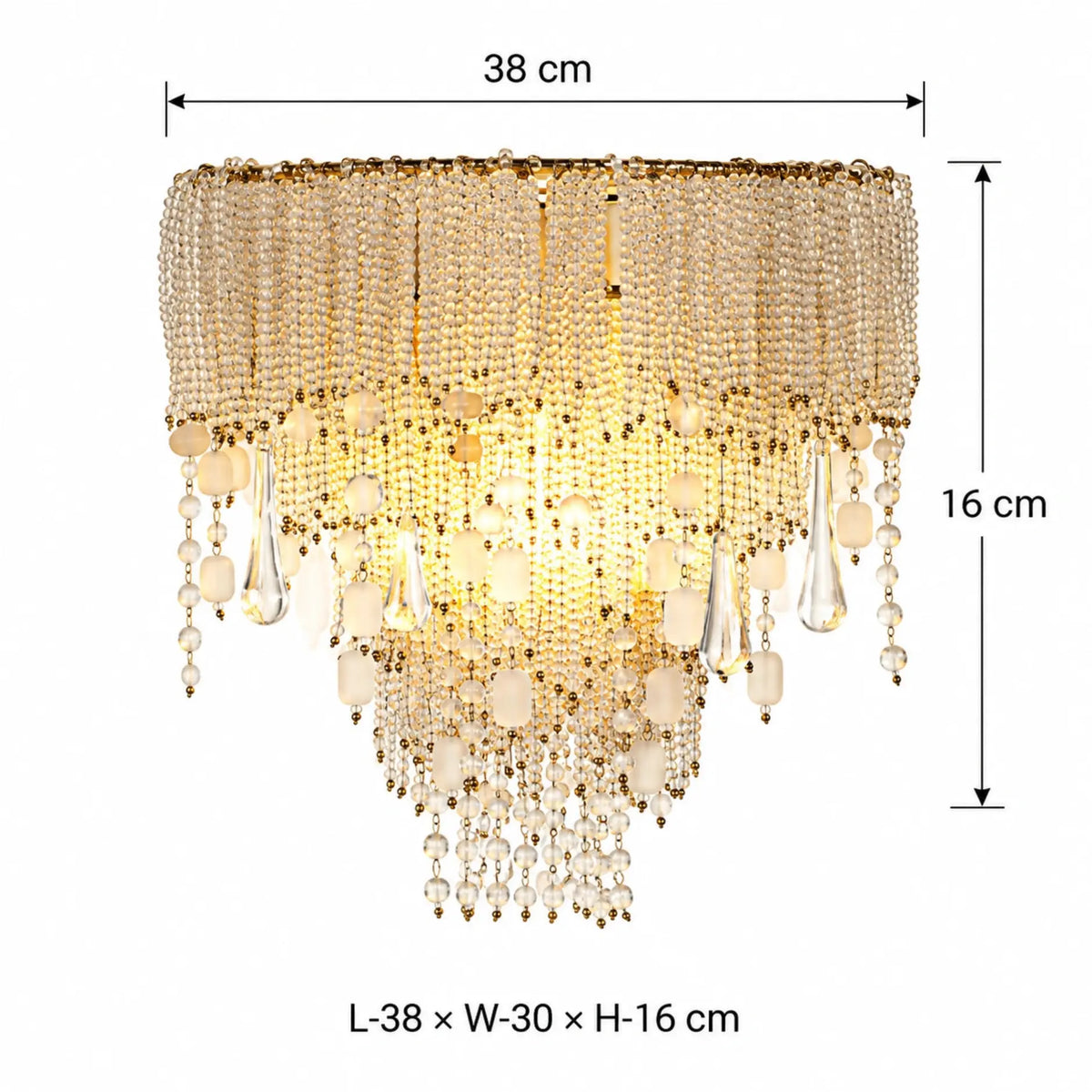 Decorative Antique Silver Glass Wall Light for Modern Living Rooms, Bedrooms, Hotels and Interior Projects – ILLUMEA