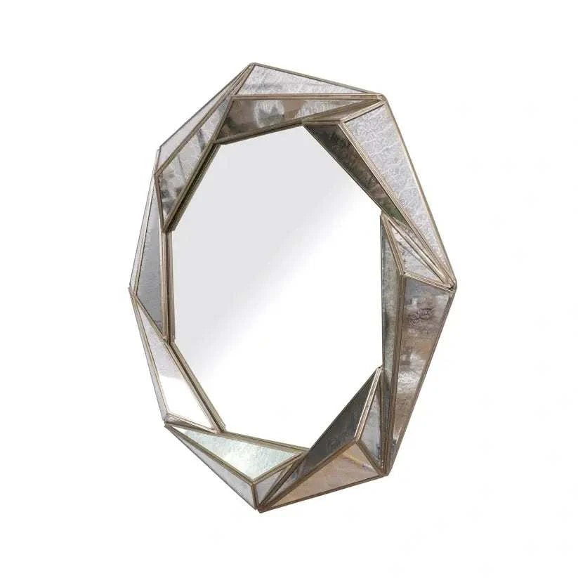Octo Wall Mirror with geometric design for modern home decor by ILLUMEA