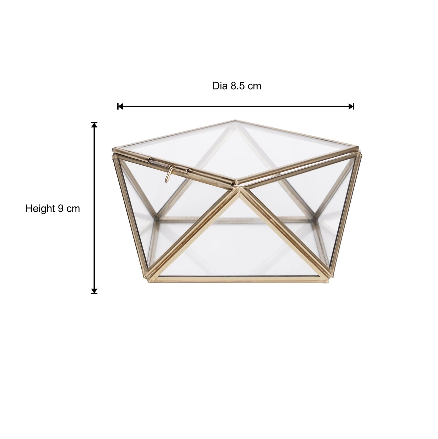 Bumpy Box Clear Glass - ILLUMEADecorative Box