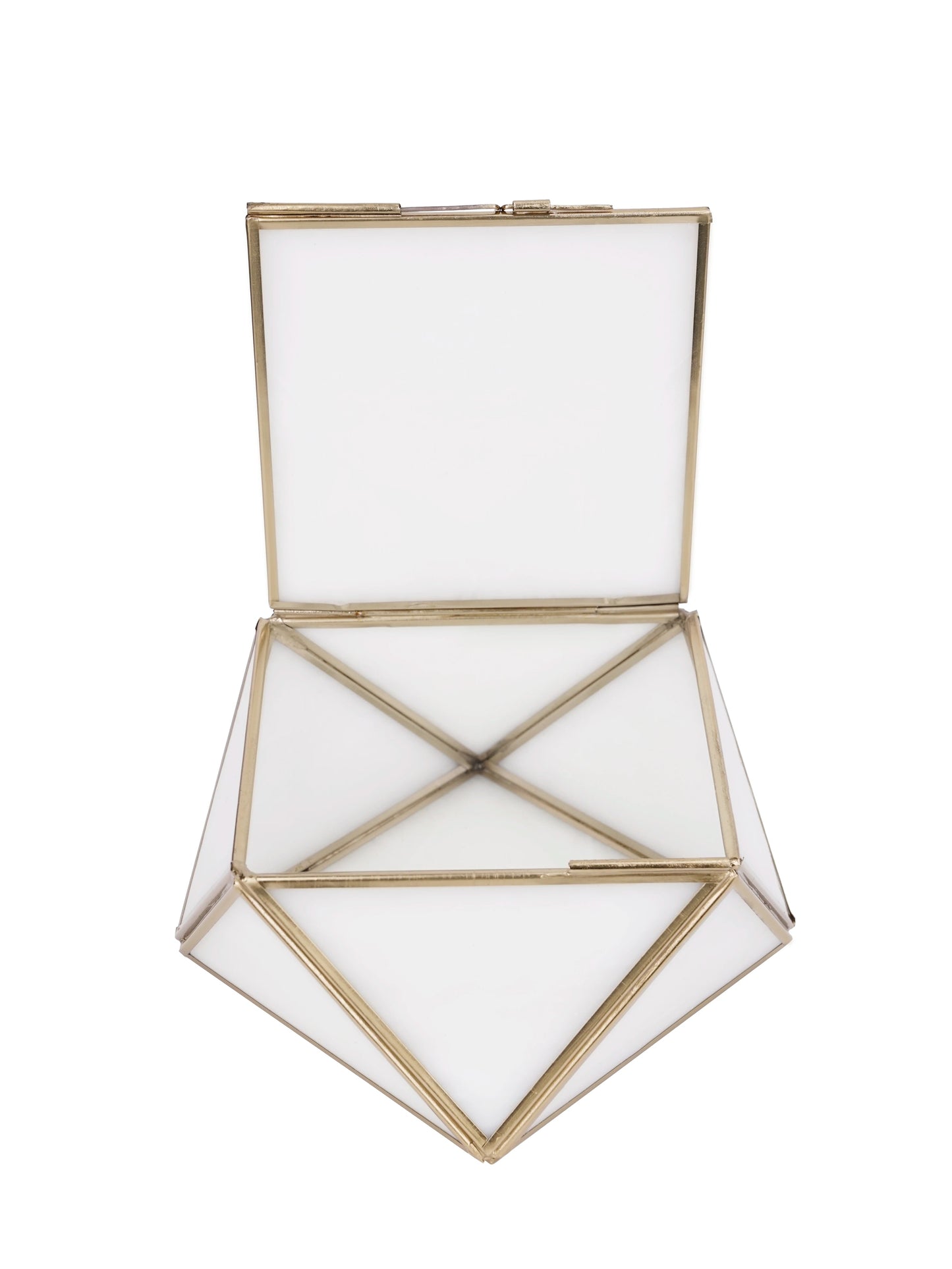 Bumpy Box White Glass - ILLUMEADecorative Box