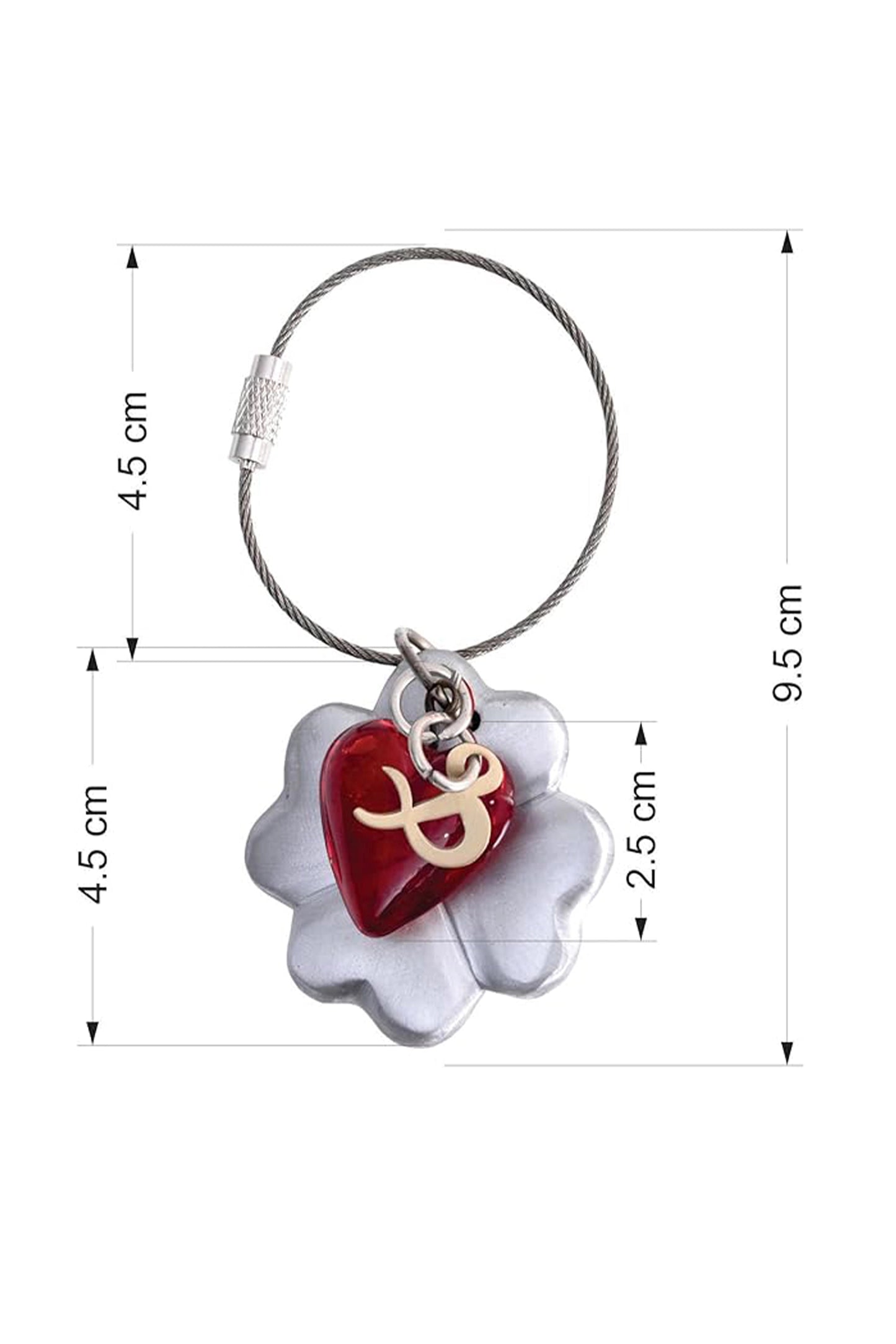 Casted Aluminium Handmade Clover Glass Bead Keychain Souvenir Gifts For Women Men - ILLUMEAKey Chain