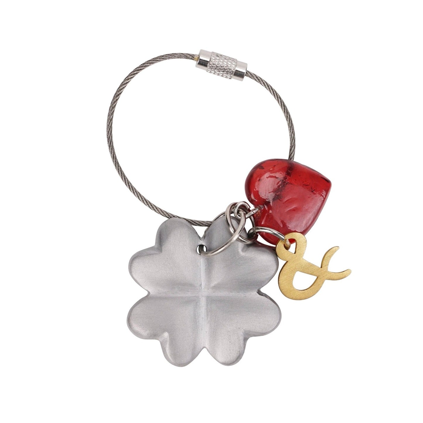 Casted Aluminium Handmade Clover Glass Bead Keychain Souvenir Gifts For Women Men - ILLUMEAKey Chain