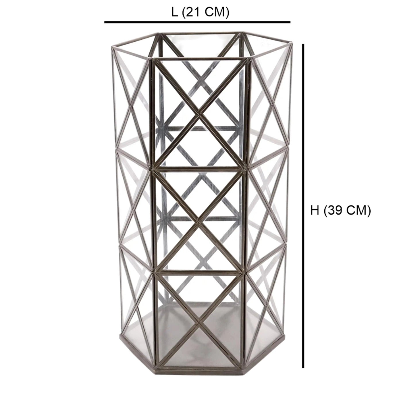 Cross Hurricane Clear Glass - ILLUMEAhurricaneLARGE