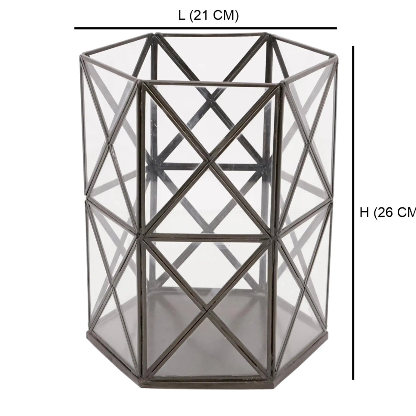 Cross Hurricane Clear Glass - ILLUMEAhurricaneLARGE