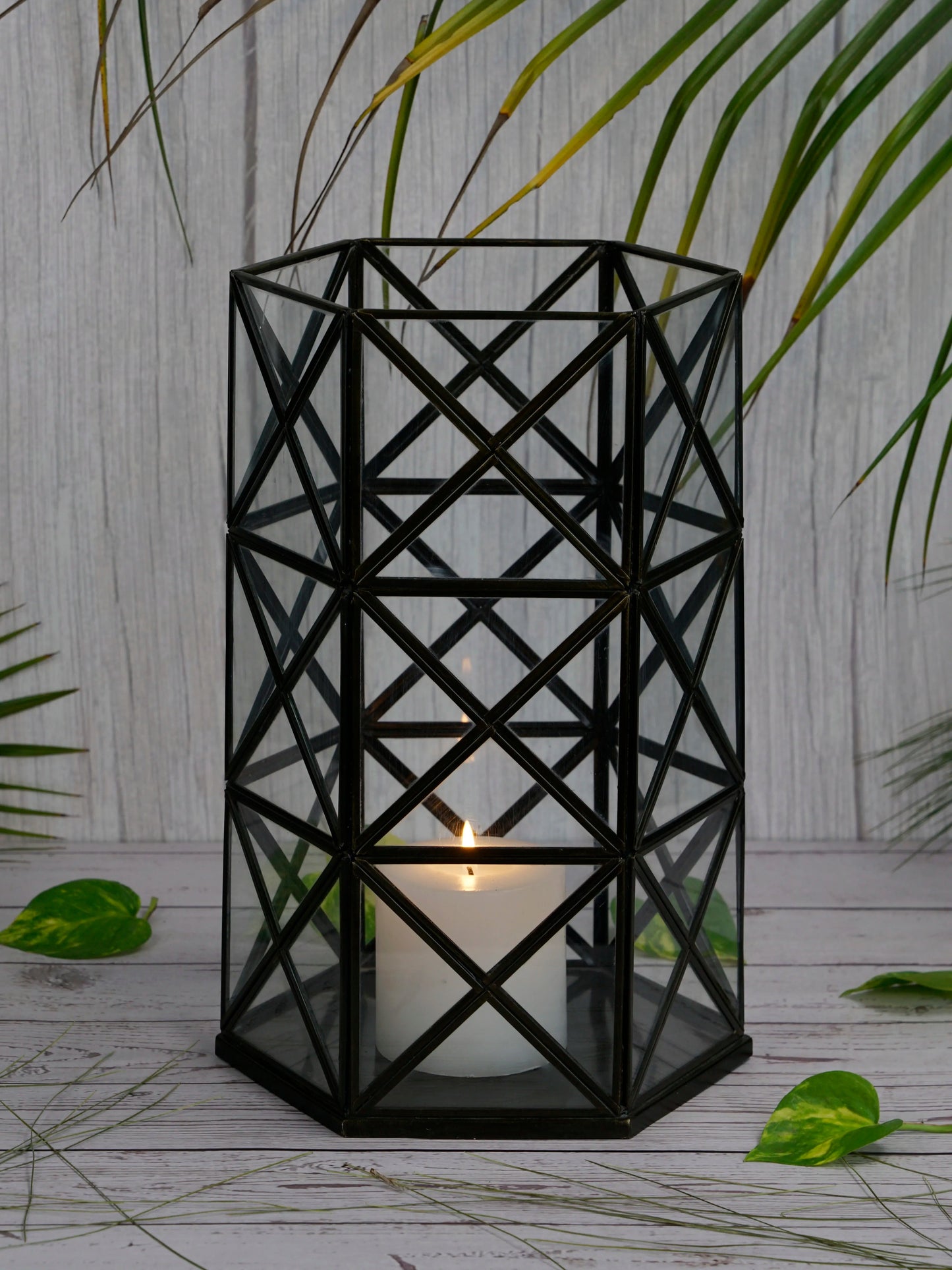 Cross Hurricane Clear Glass - ILLUMEAhurricaneMEDIUM