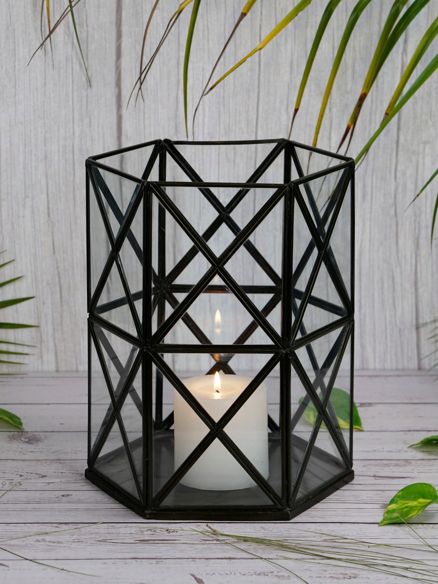 Cross Hurricane Clear Glass - ILLUMEAhurricaneSMALL