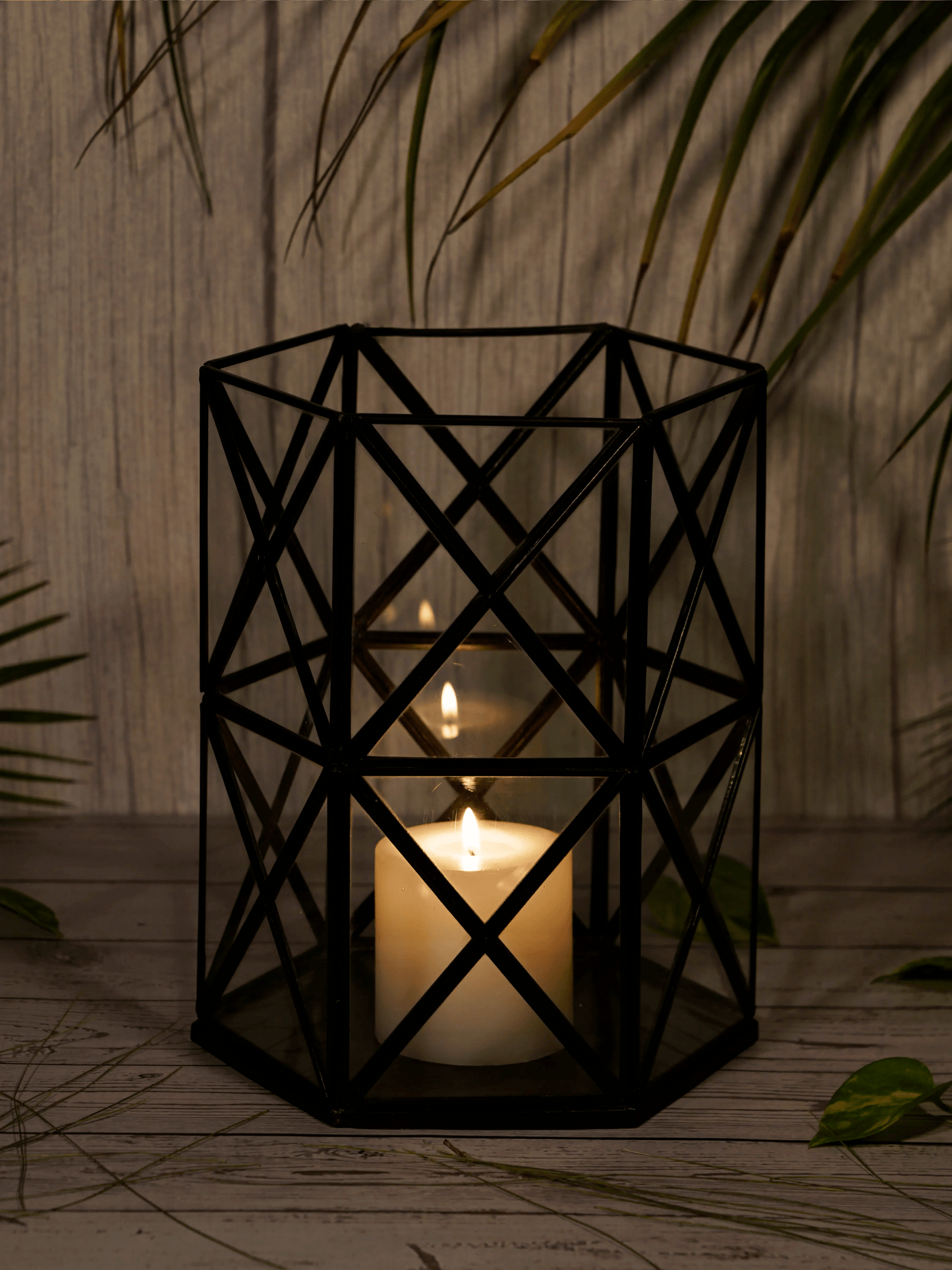 Cross Hurricane Clear Glass - ILLUMEAhurricaneSMALL