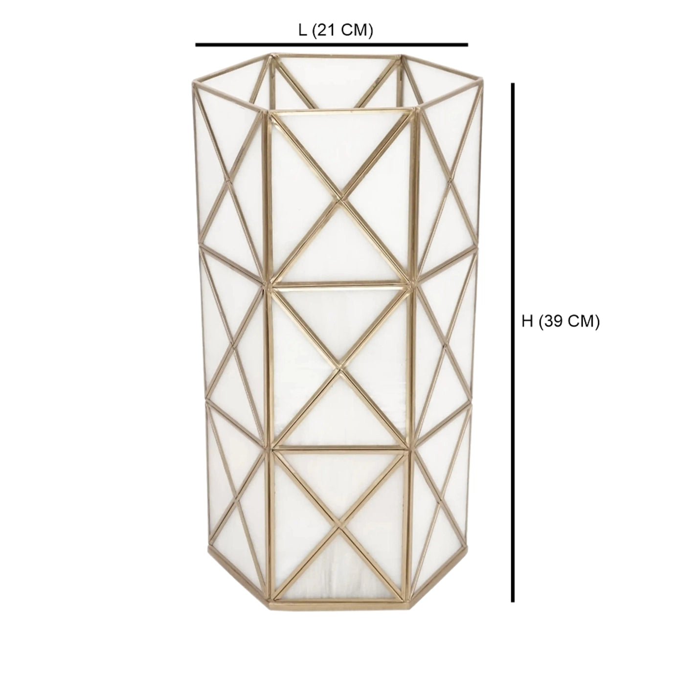Cross Hurricane White Glass - ILLUMEAhurricaneLARGE
