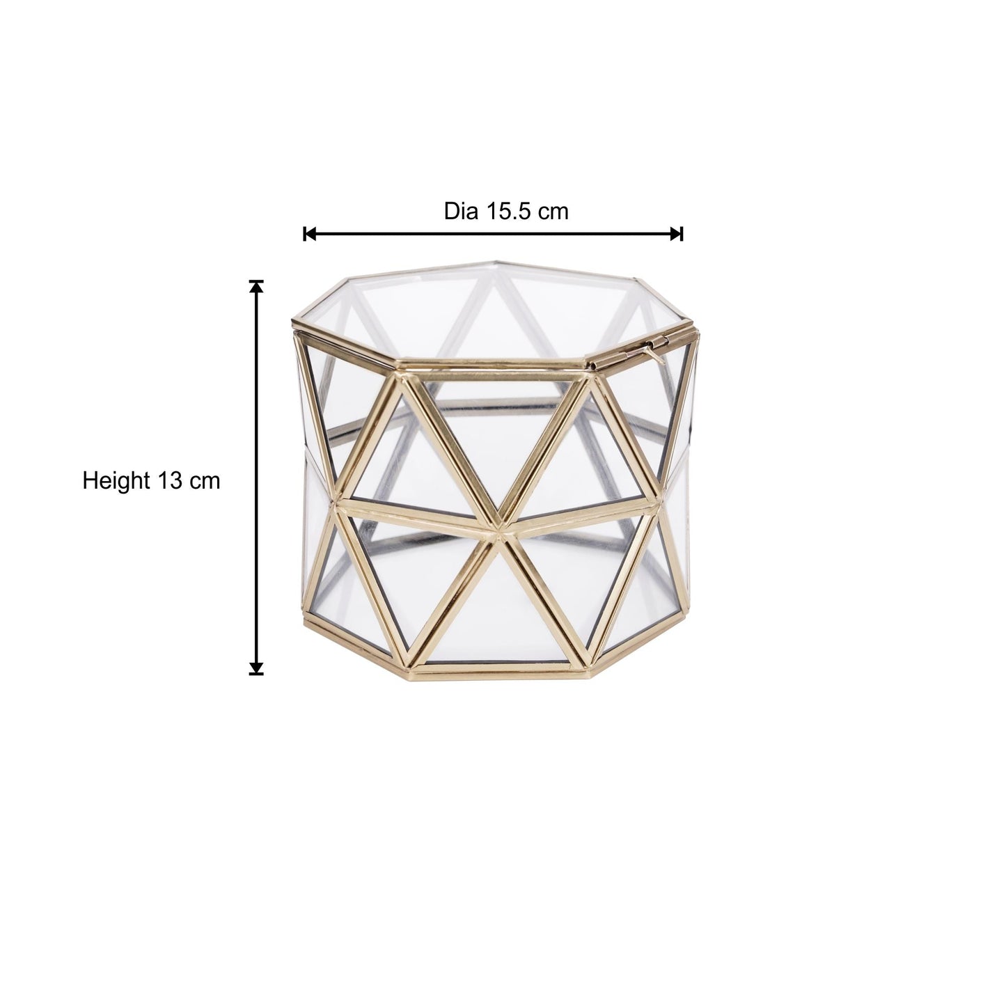 Diamond Box Clear Glass - ILLUMEADecorative Box