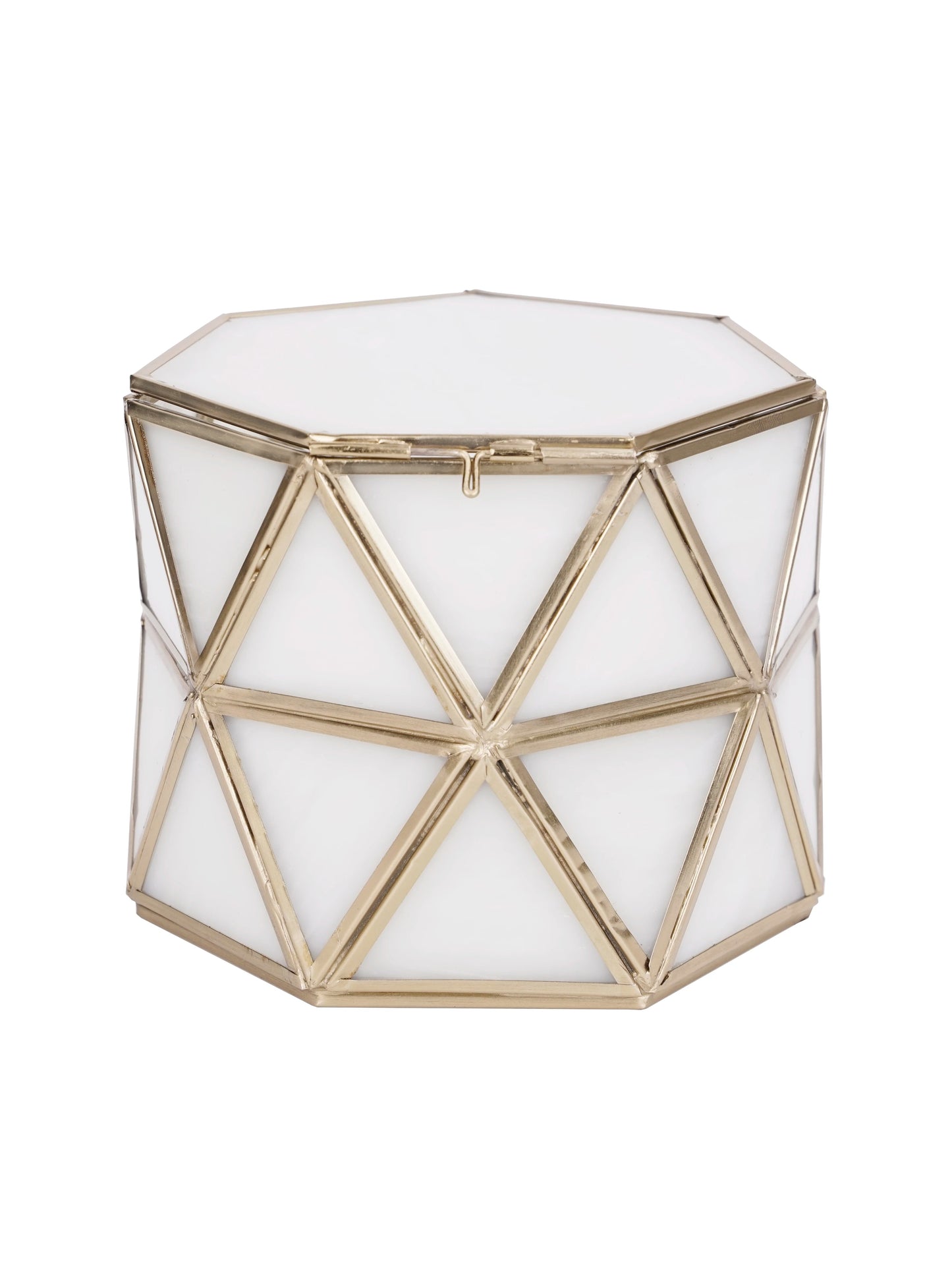 Diamond Box White Glass - ILLUMEADecorative Box