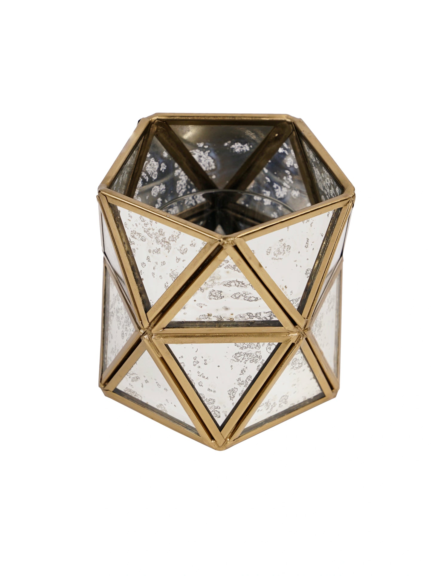 Diamond Tealight Candle Holder Antique - ILLUMEATea light