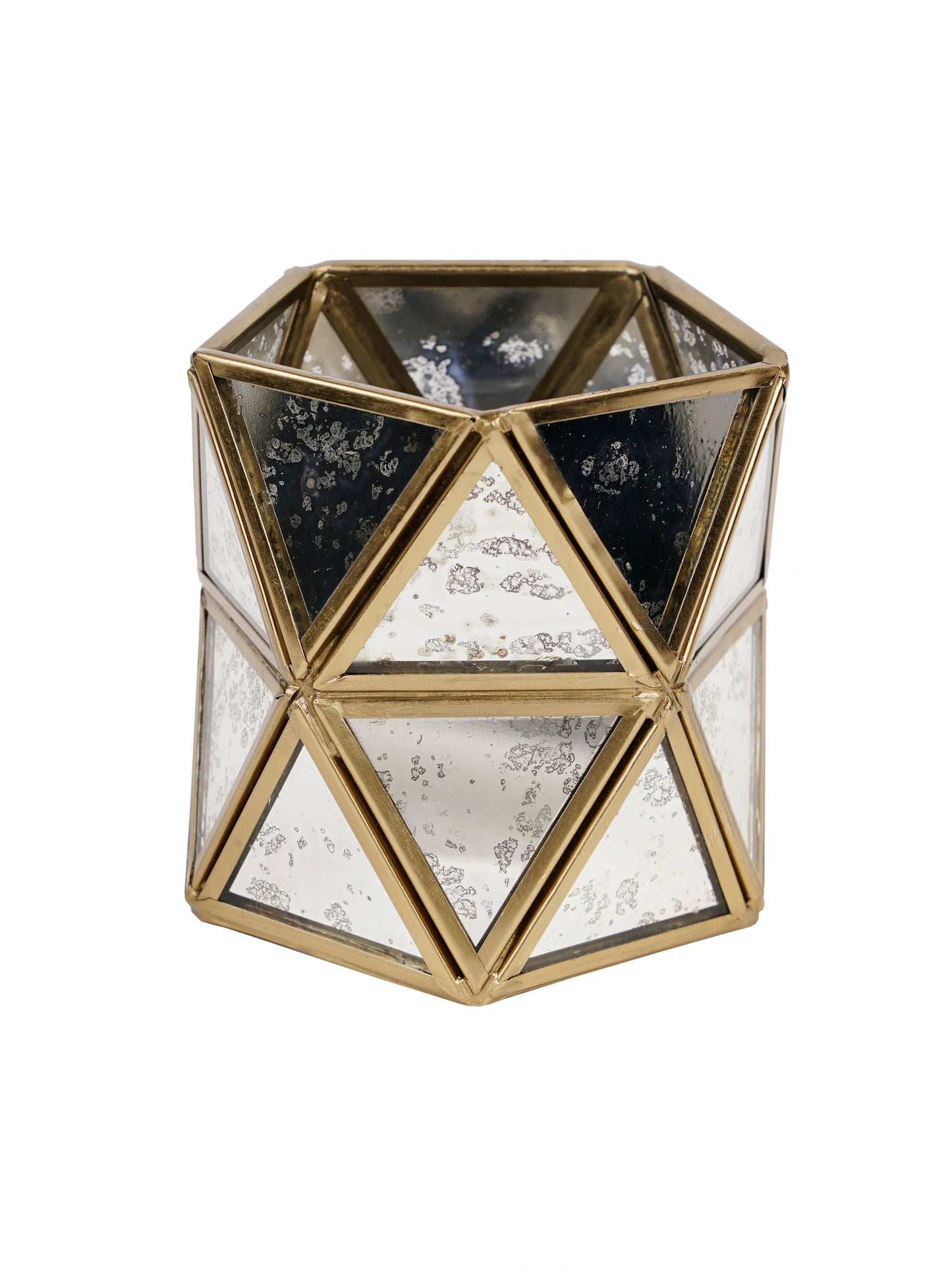 Diamond Tealight Candle Holder Antique - ILLUMEATea light