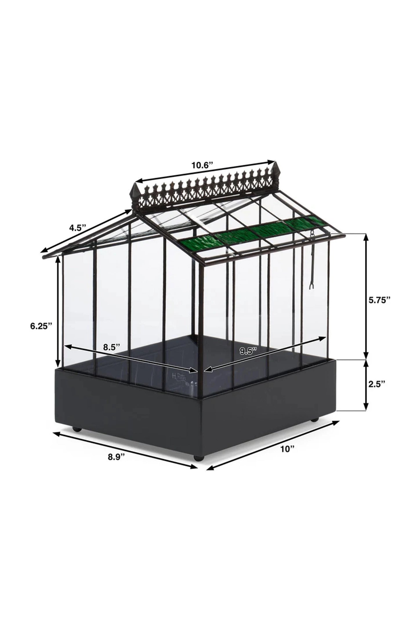 Elegant Wardian Case Terrarium Houseplant Container for Succulents & Reptiles - ILLUMEATerrarium Planter