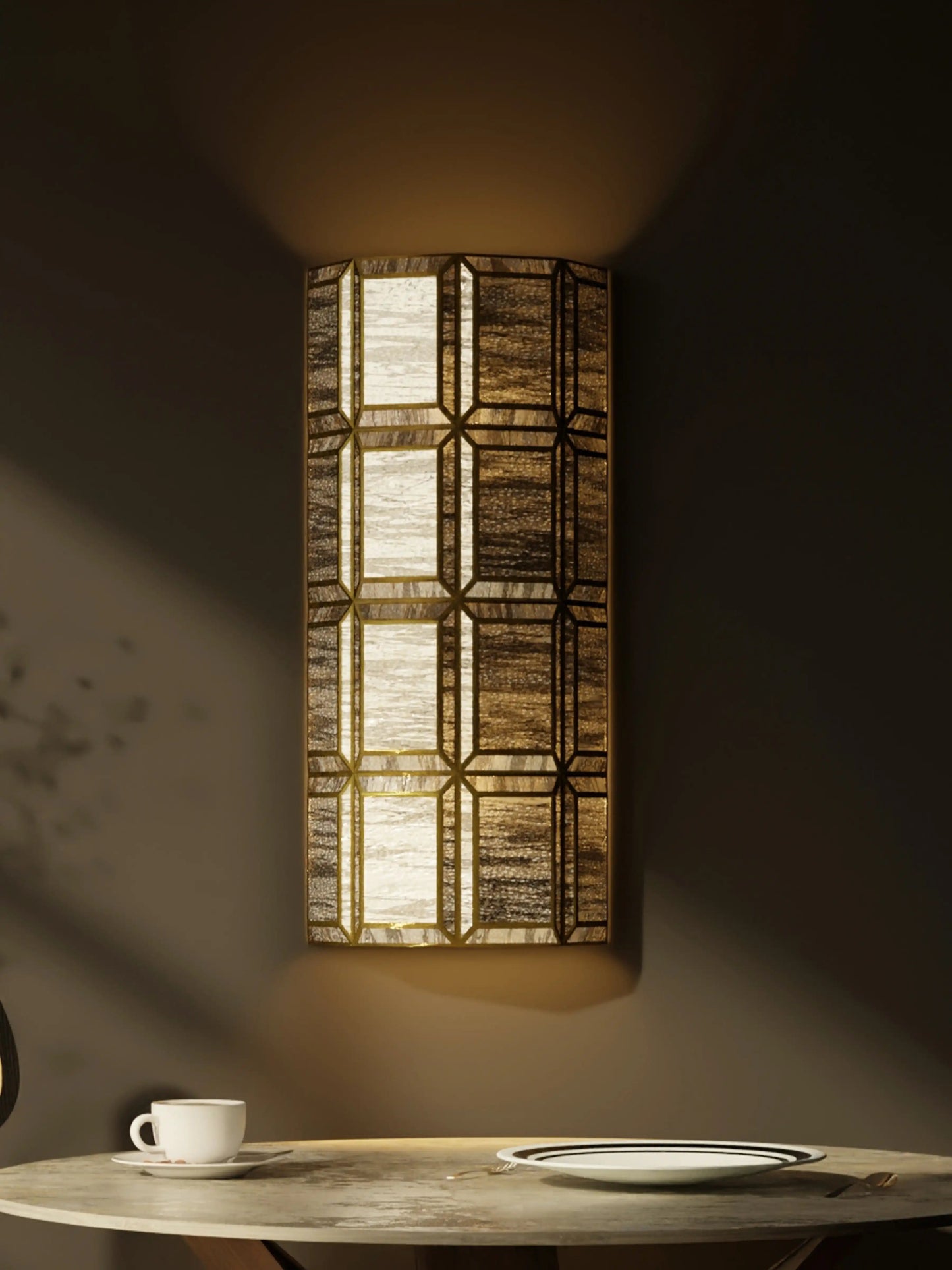 Embossed Wall Lamp antique - ILLUMEAWall LampLarge