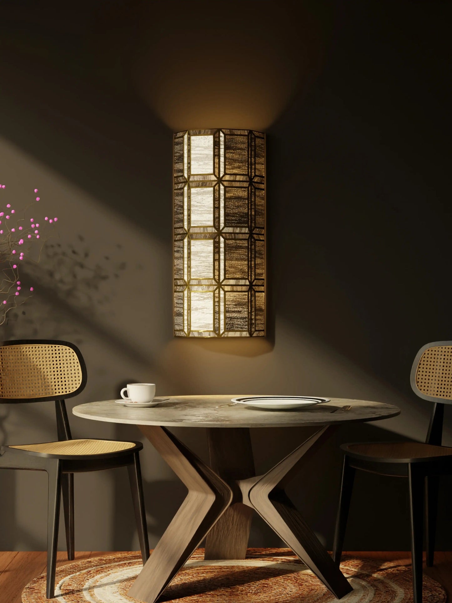 Embossed Wall Lamp antique - ILLUMEAWall LampLarge