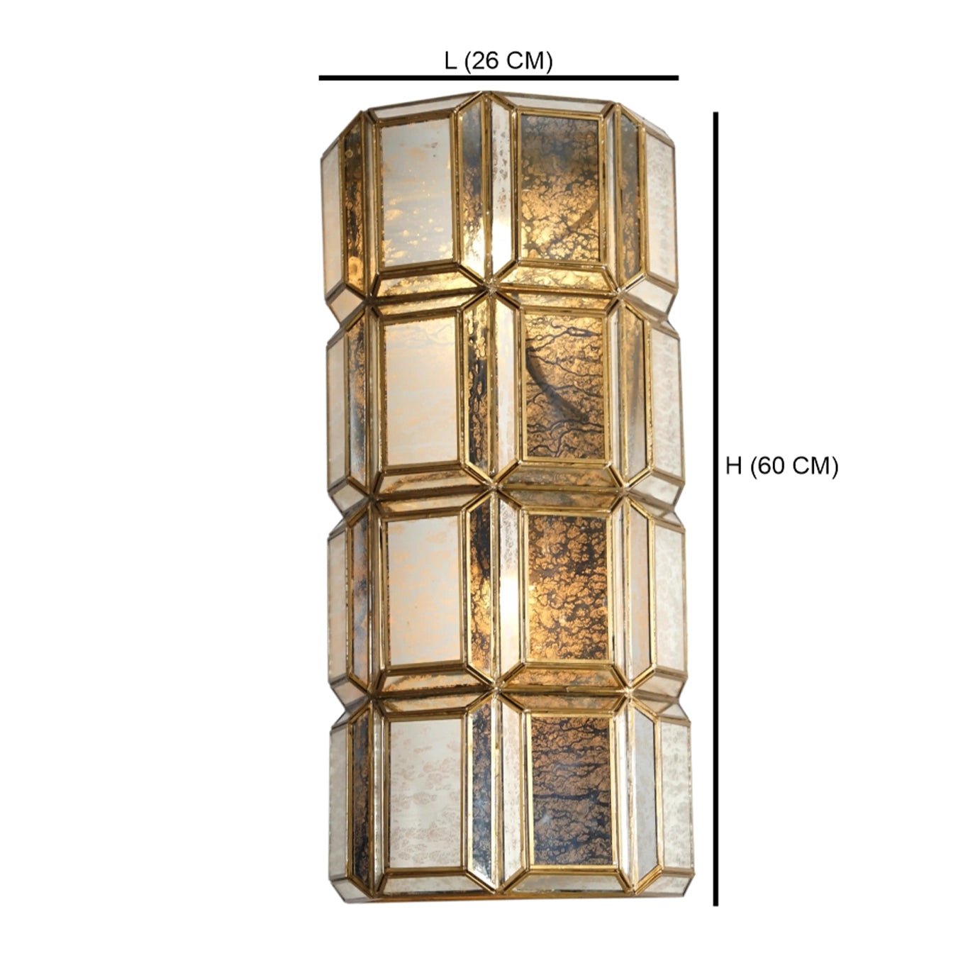 Embossed Wall Lamp antique - ILLUMEAWall LampLarge