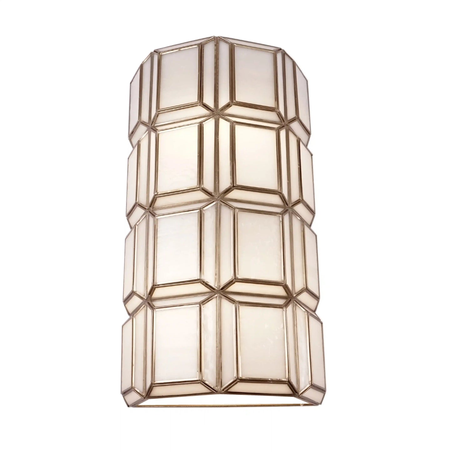Embossed Wall Lamp White - ILLUMEAWall LampLarge