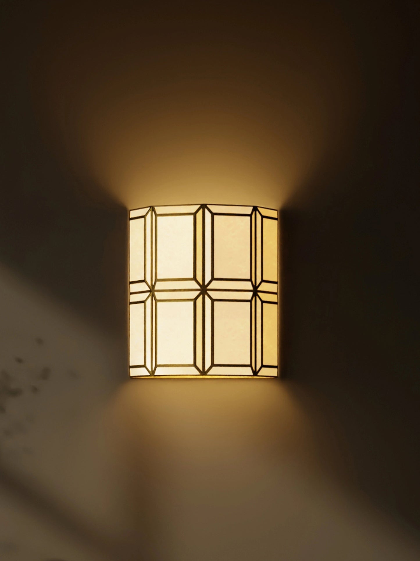 Embossed Wall Lamp White - ILLUMEAWall LampSmall