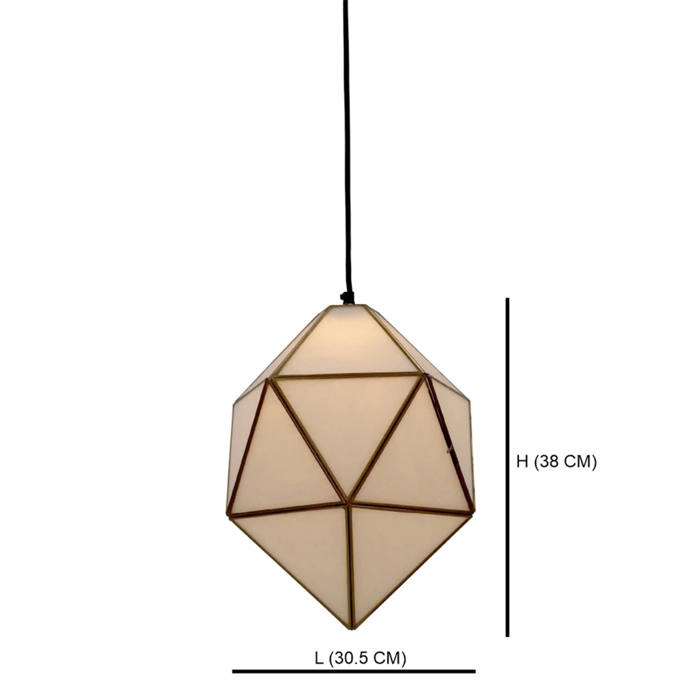 Geometric Triangle - Globe Pendant - ILLUMEALighting