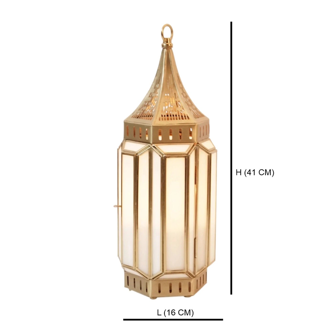 Hexa Embossed Lantern - ILLUMEALantern