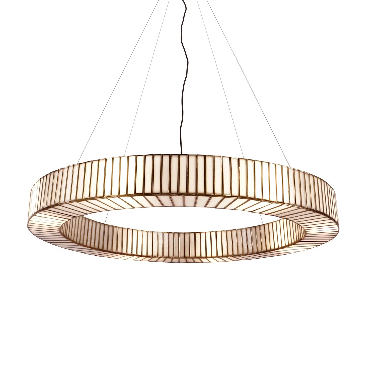 Linaurea Ring Chandelier White - ILLUMEALightingLarge