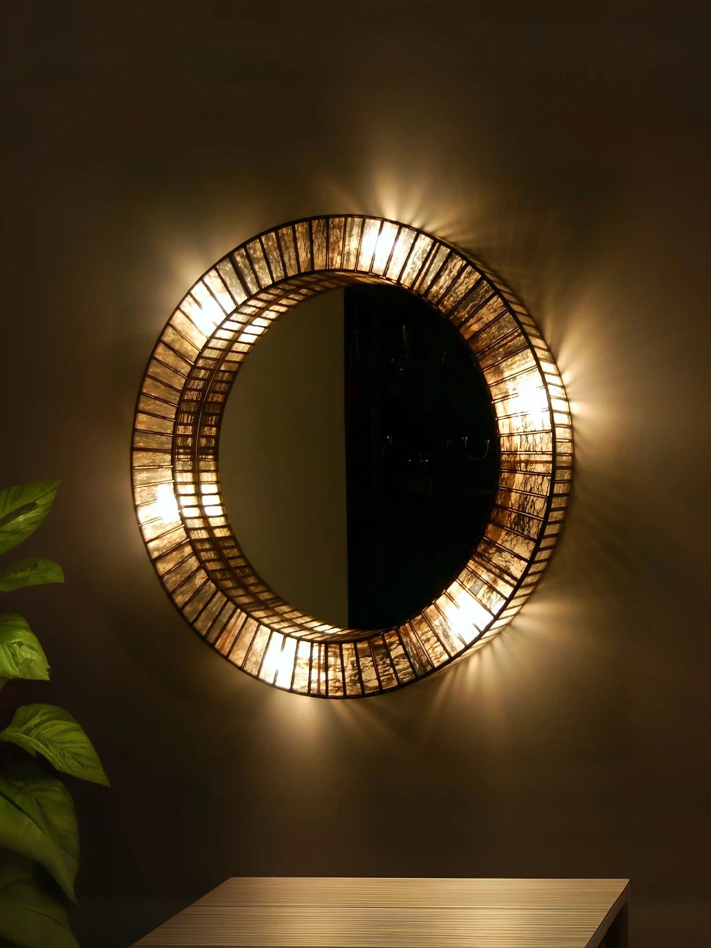 Linaurea Wall Lamp Mirror White - ILLUMEAMirrorMedium