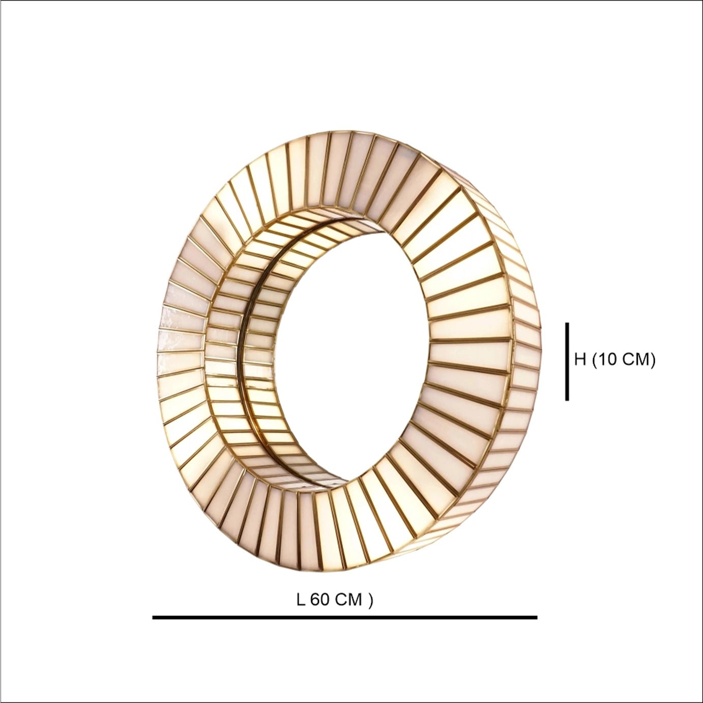 Linaurea Wall Lamp Mirror White - ILLUMEAMirrorSmall