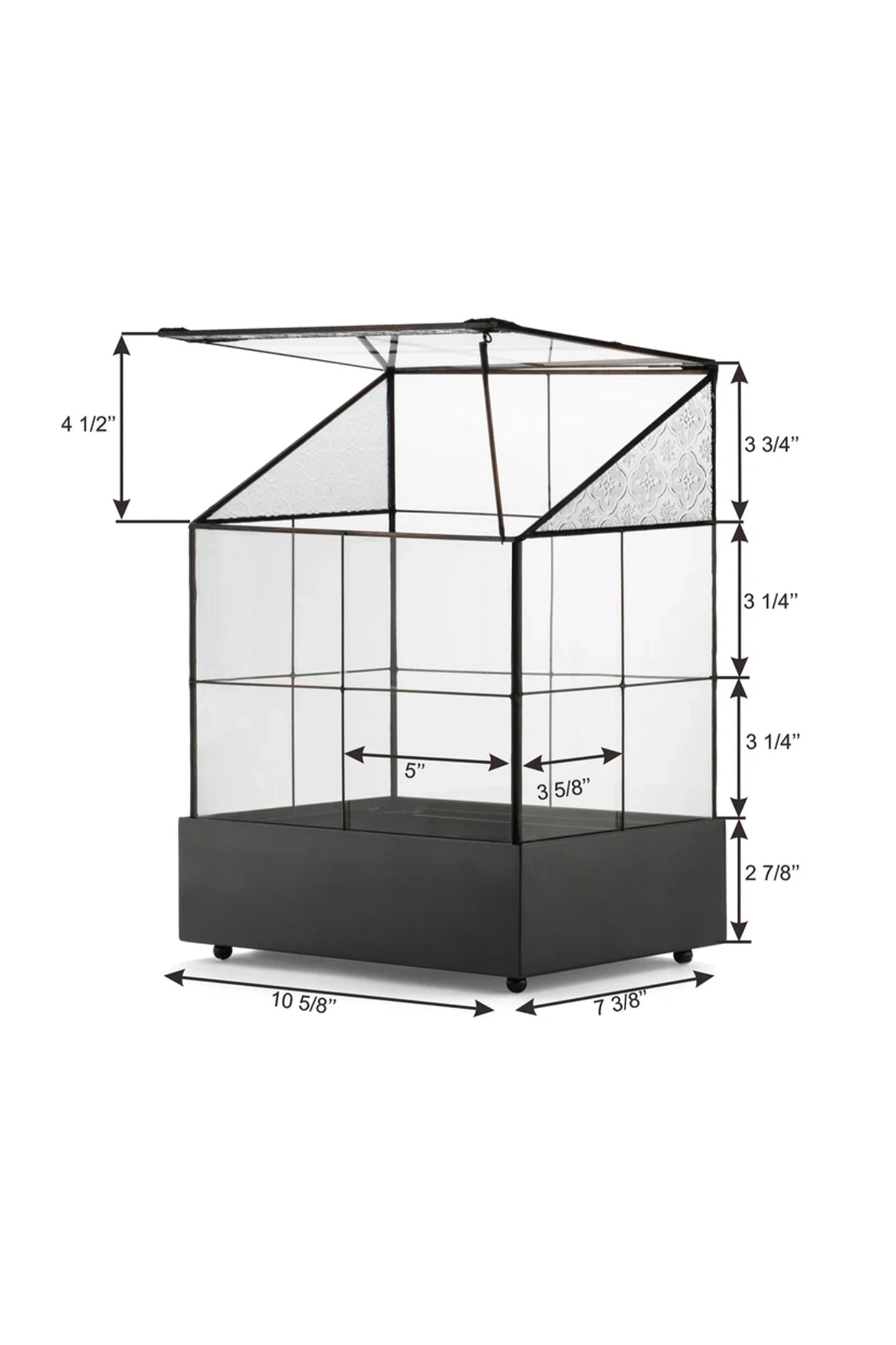 Modern Glass Terrarium Wardian Case Houseplant Container for Indoor Succulent Display - ILLUMEATerrarium Planter