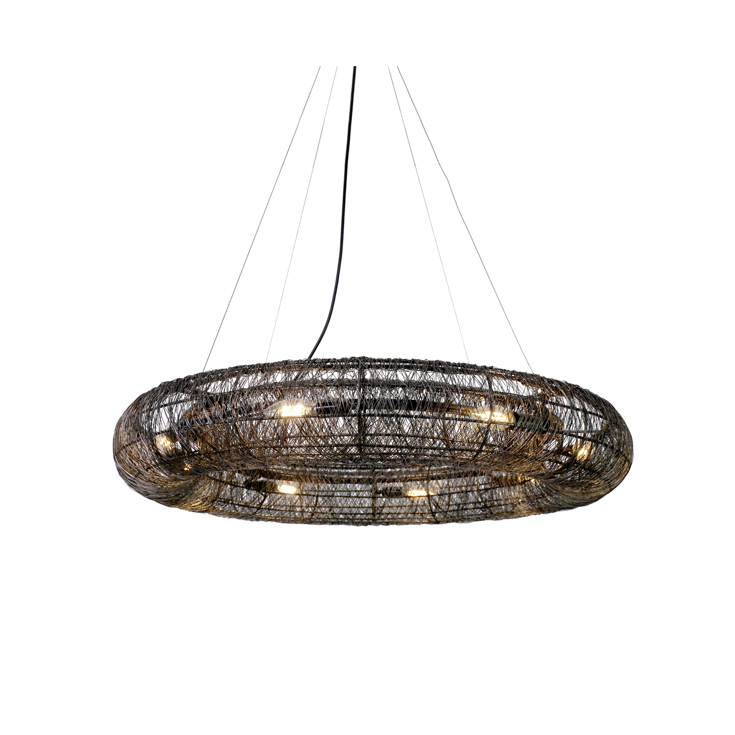Wire Mesh Tube Chandelier