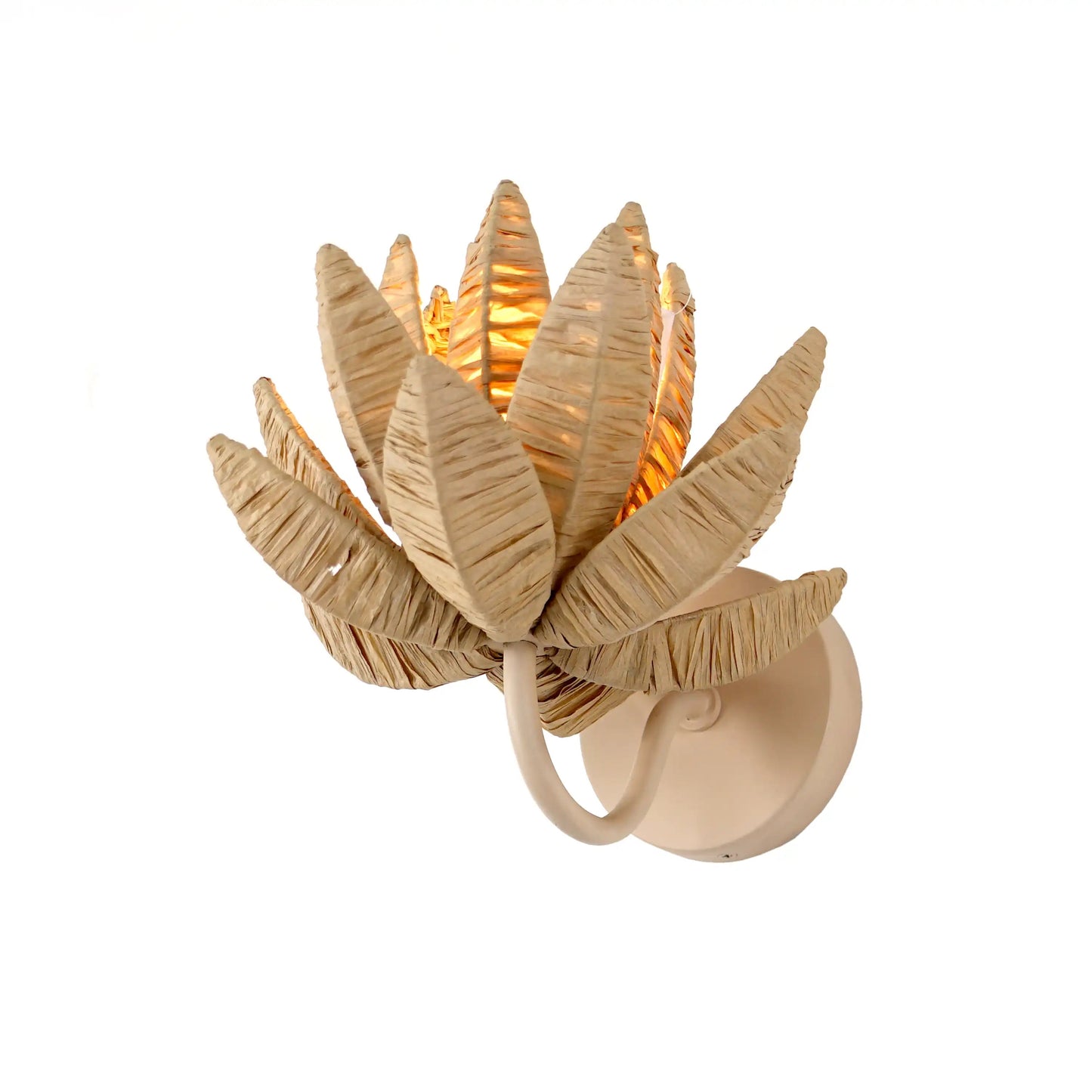 Rafia Flower Wall Lamp - ILLUMEAWall Lamp