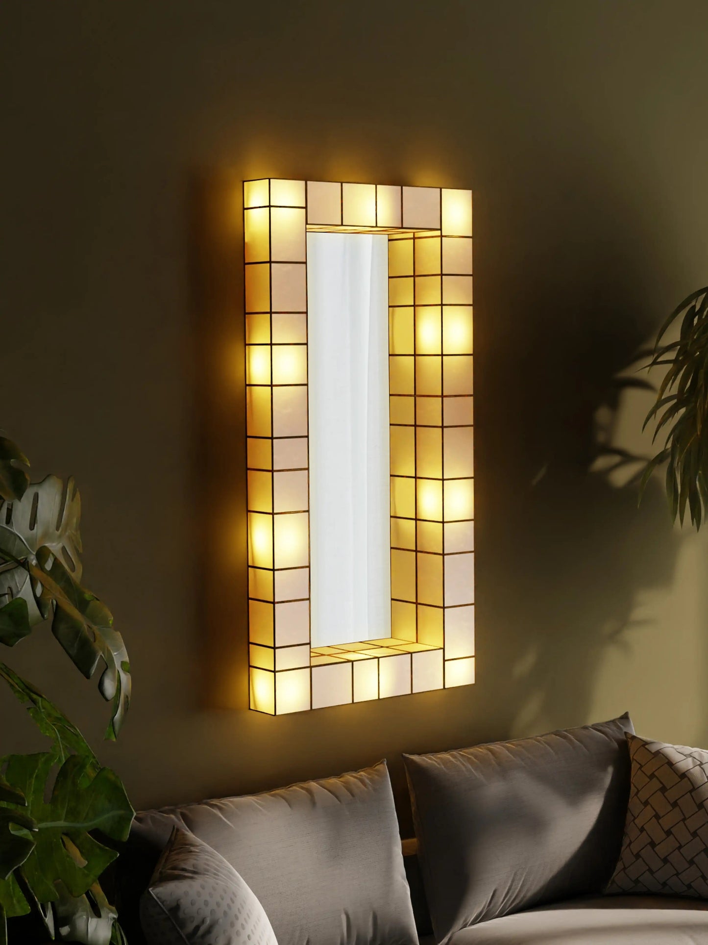 Rectangular Wall Mirror Lamp - ILLUMEAMirror