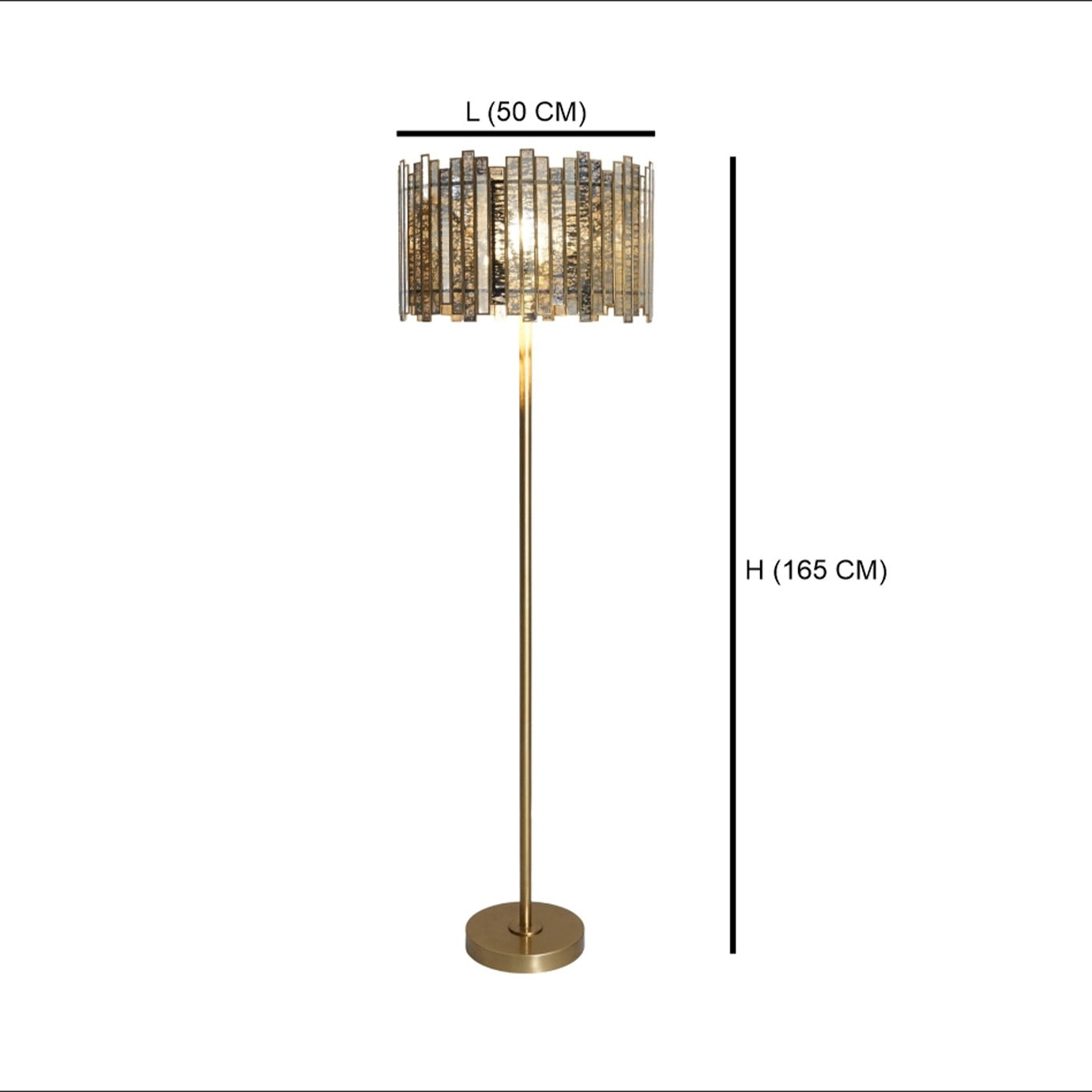 Staggered Floor Lamp - ILLUMEALighting