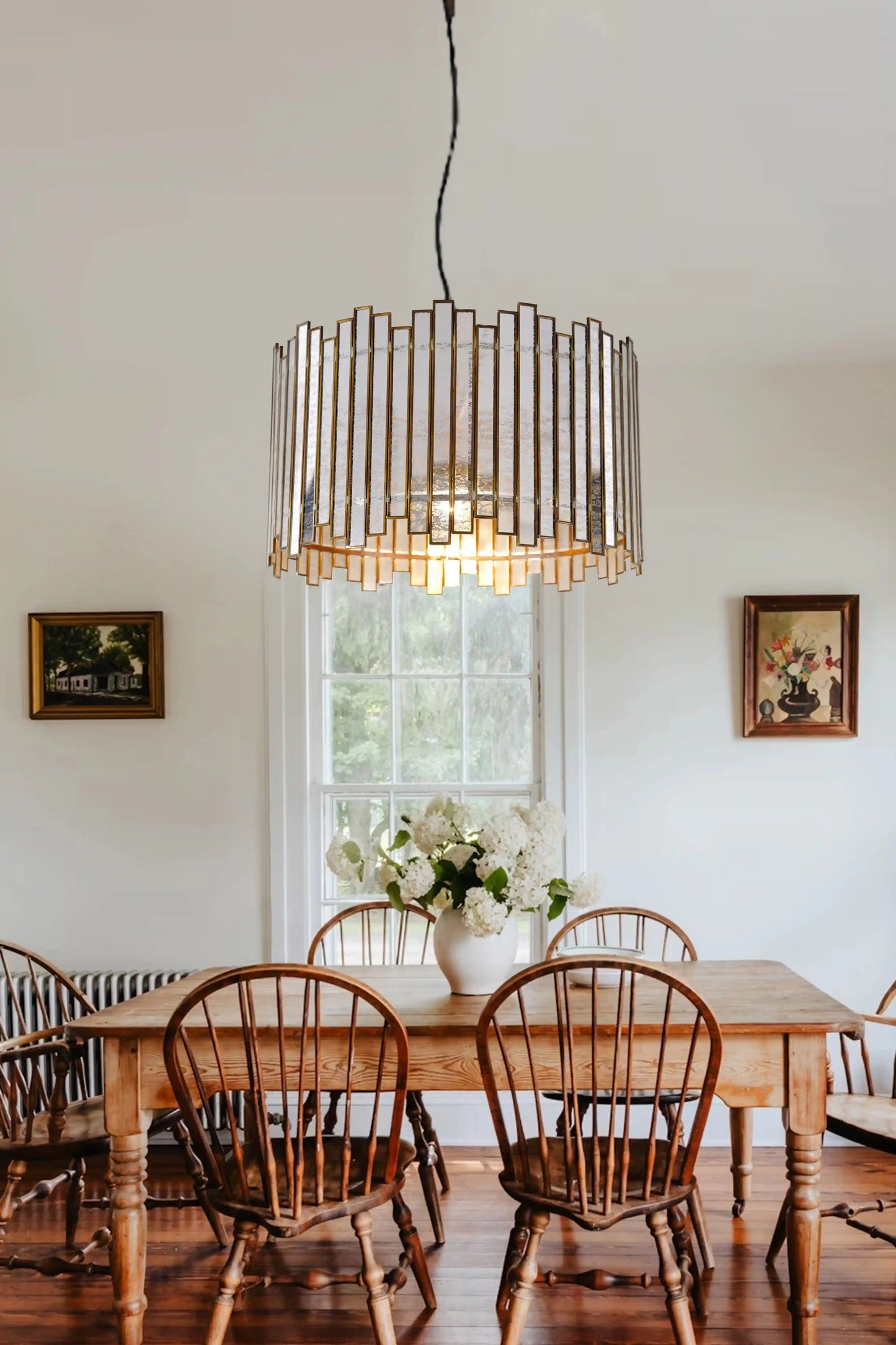 Staggered Shade Antique - ILLUMEAShadeLarge