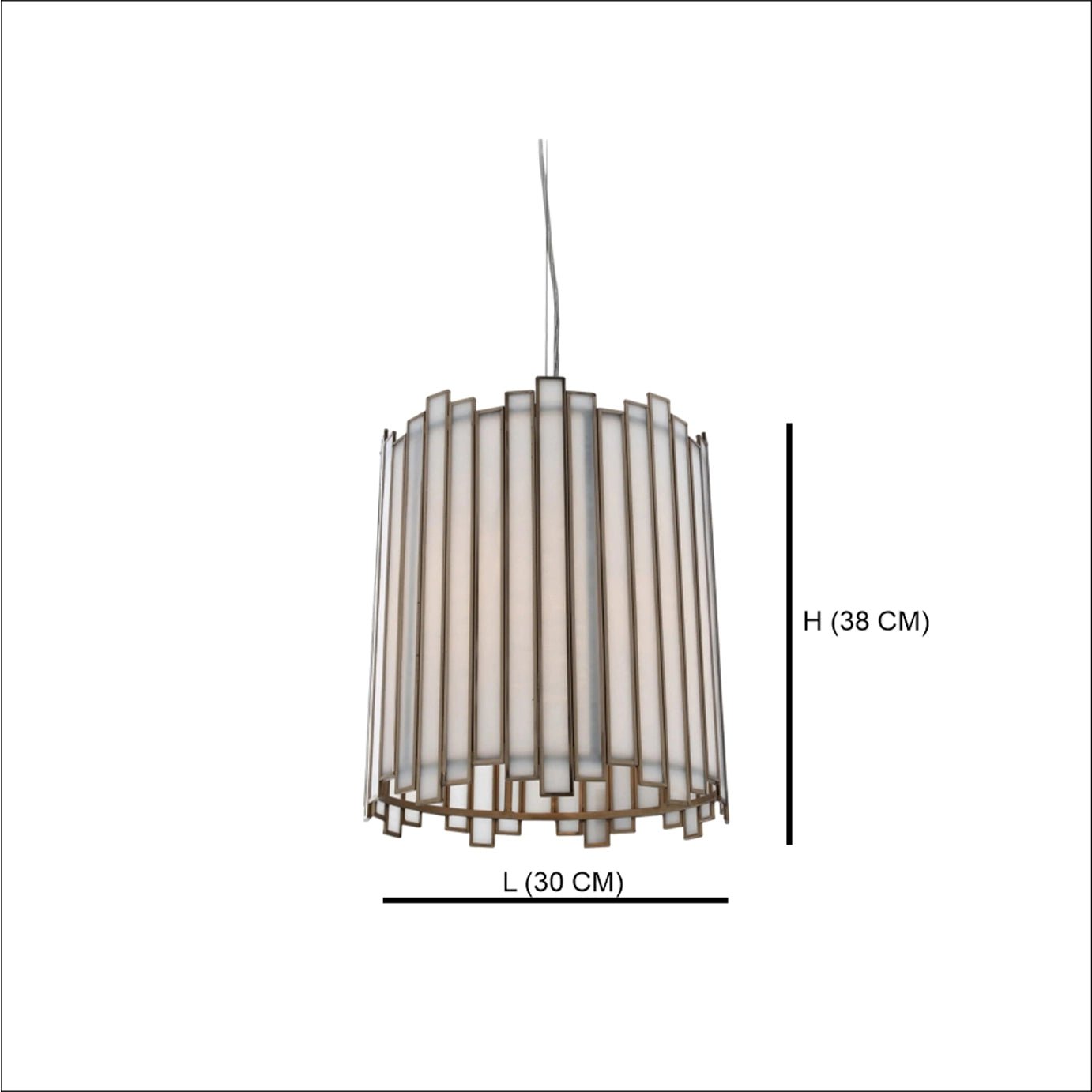 Staggered Shade White - ILLUMEAShadeSmall