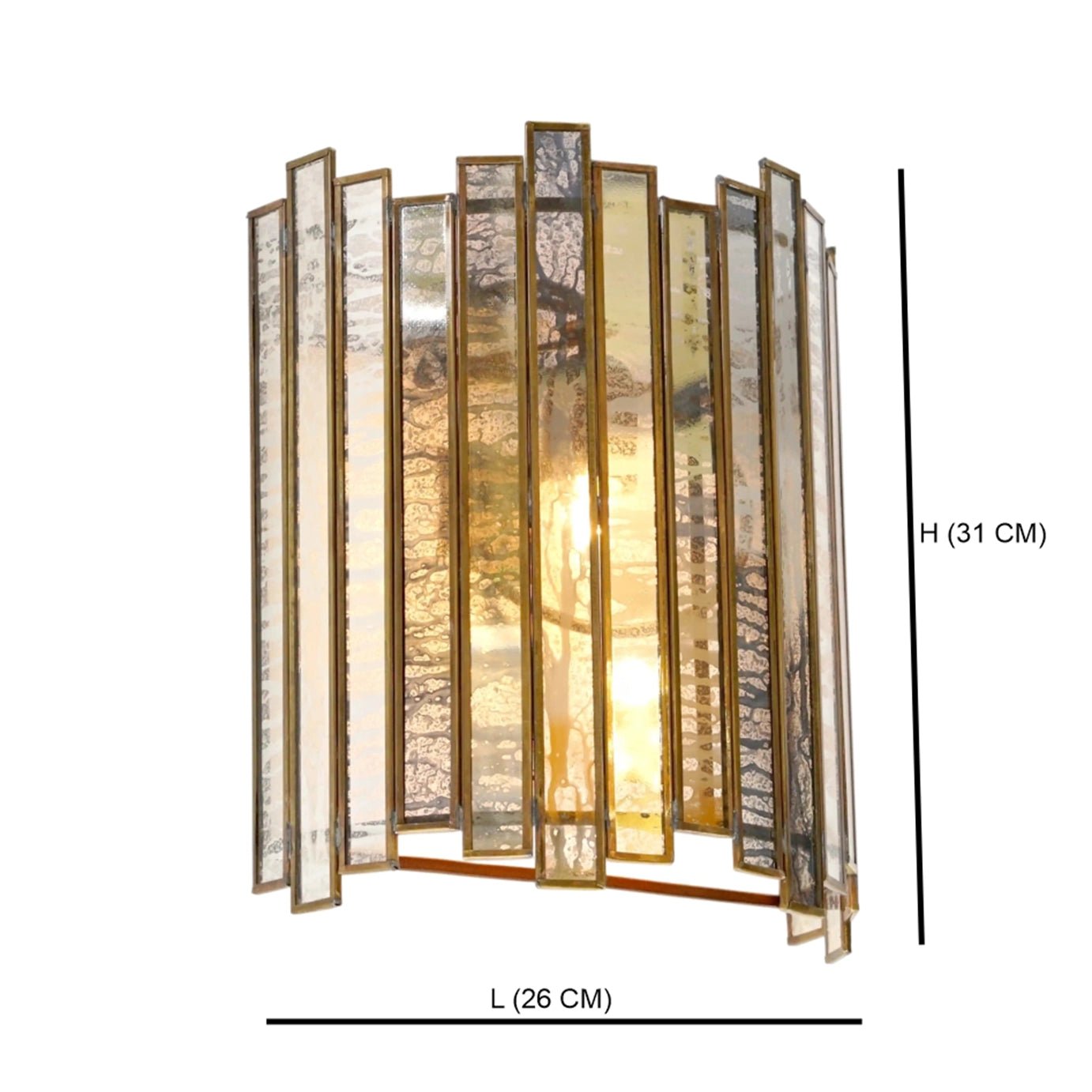 Staggered Wall Lamp Antique - ILLUMEAWall LampSmall