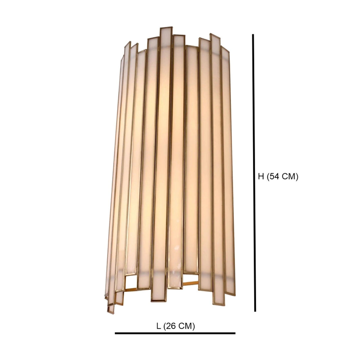 Staggered Wall Lamp White - ILLUMEAWall LampLarge