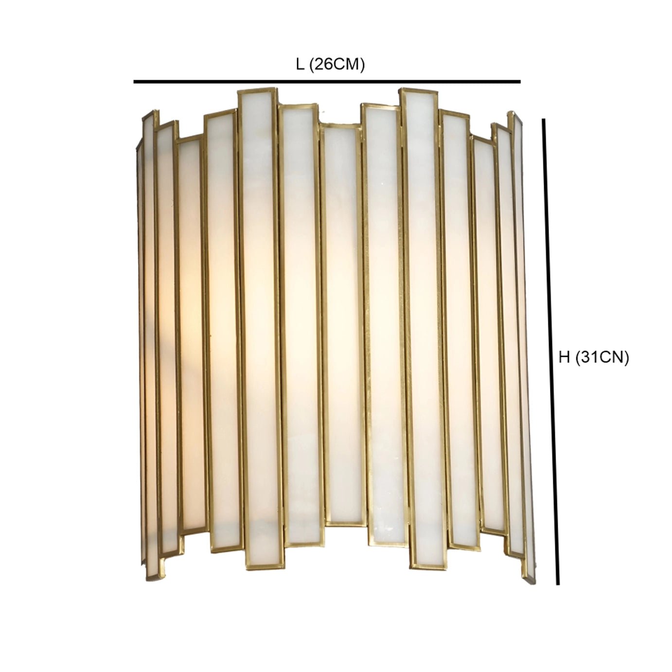 Staggered Wall Lamp White - ILLUMEAWall LampSmall