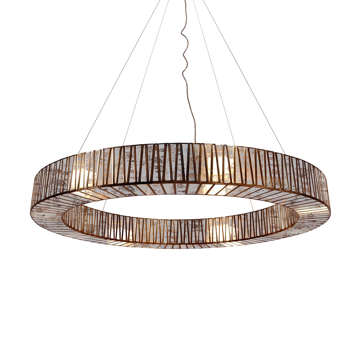 Taper Ring Chandelier Antique - ILLUMEALightingLarge