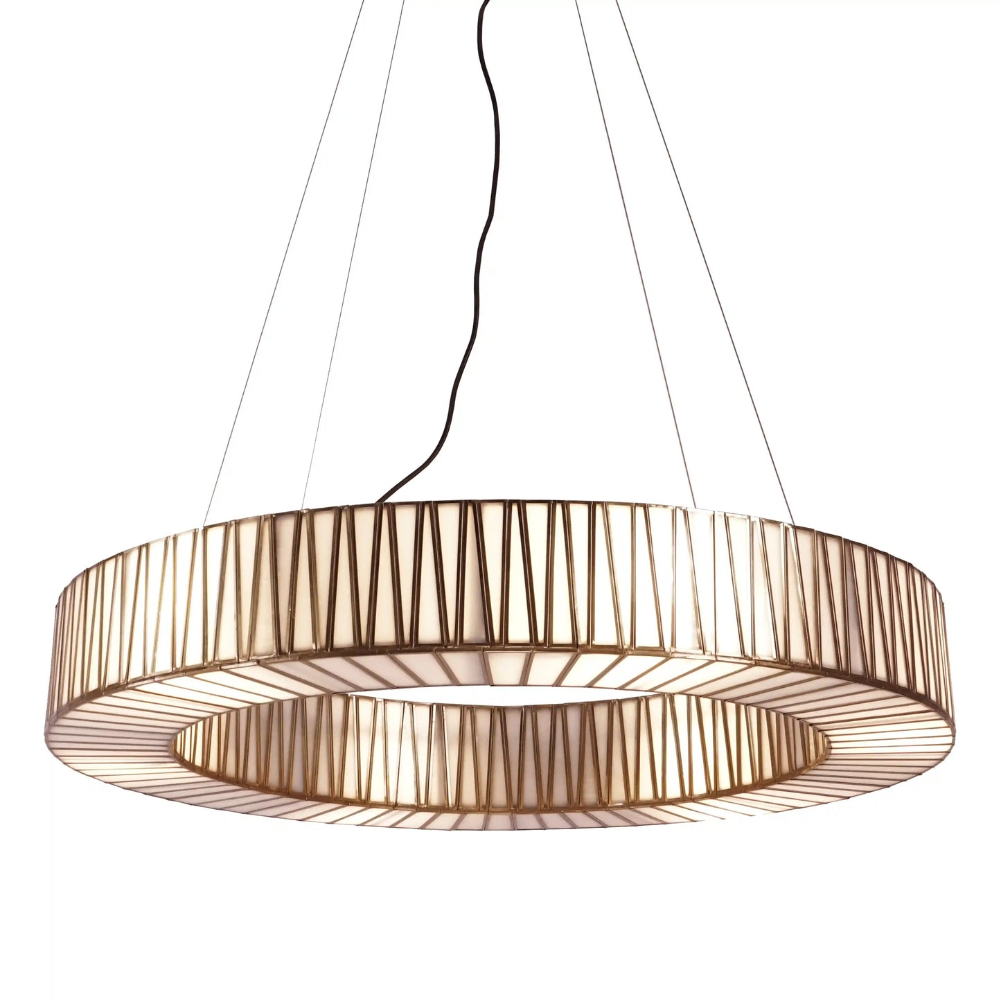 Taper Ring Chandelier White - ILLUMEALightingMedium