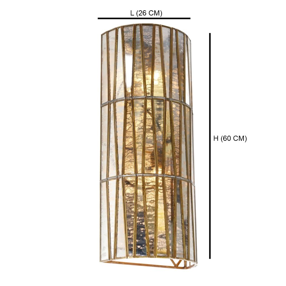 Tapered Wall Lamp Antique - ILLUMEAWall LampLarge