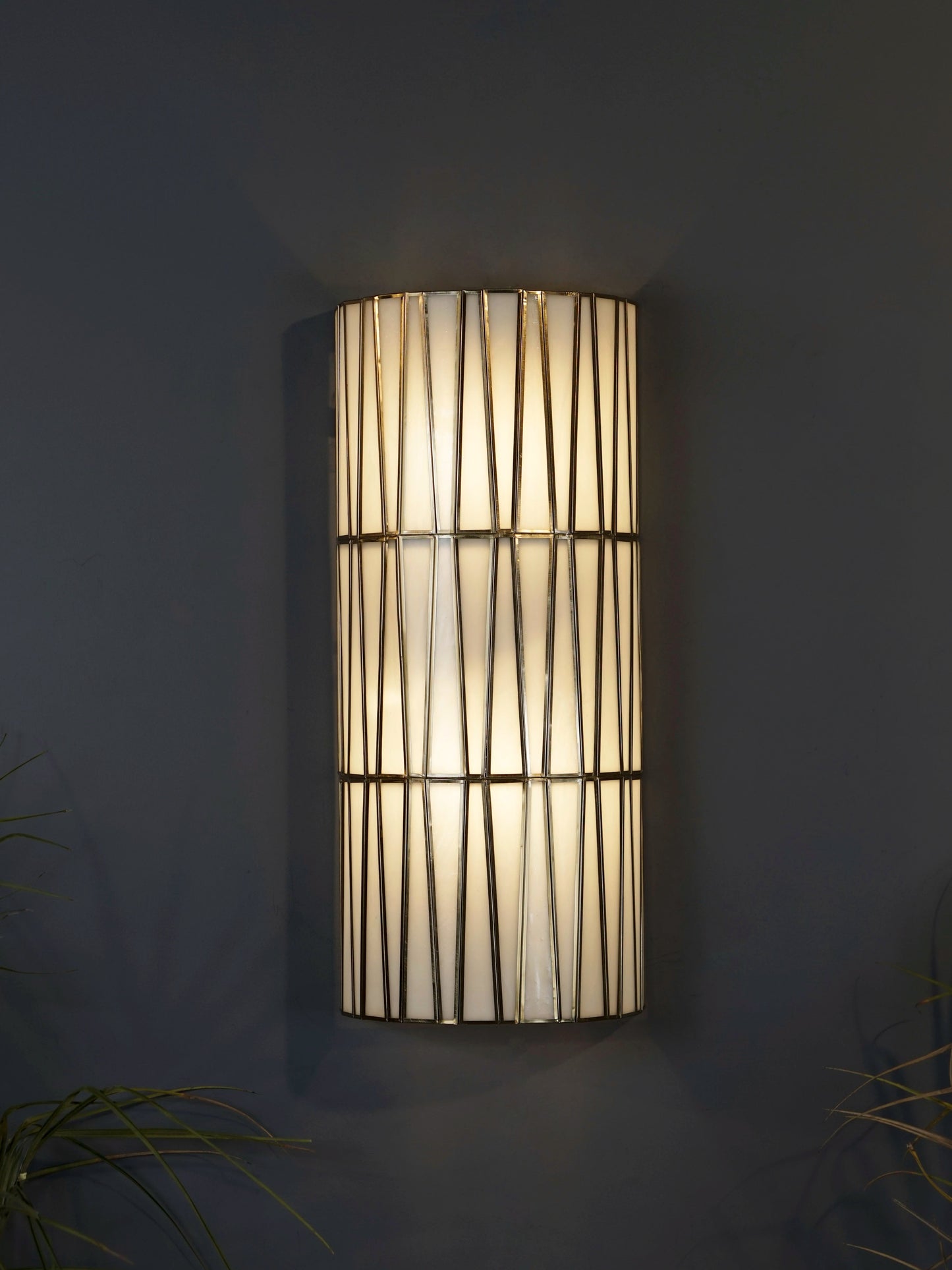 Tapered Wall Lamp White - ILLUMEAWall LampLarge