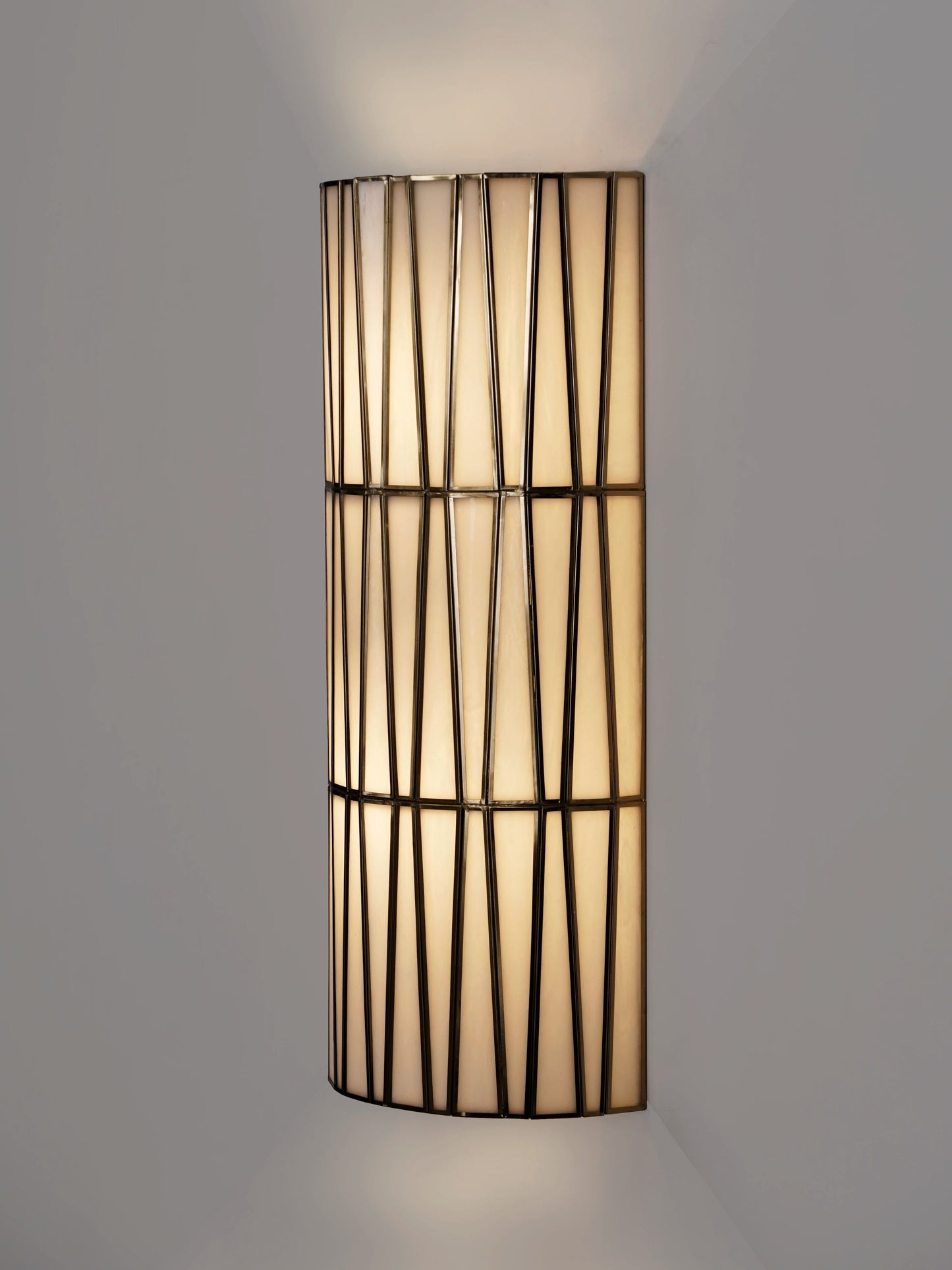 Tapered Wall Lamp White - ILLUMEAWall LampLarge