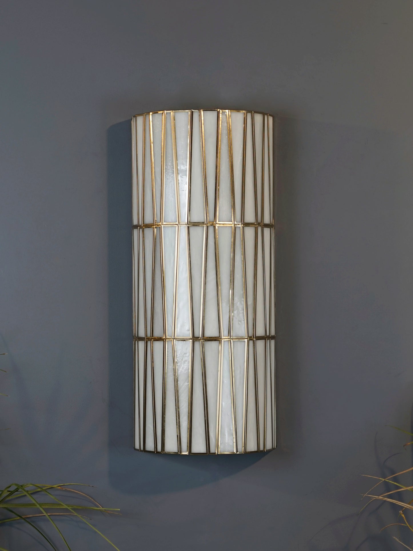 Tapered Wall Lamp White - ILLUMEAWall LampLarge