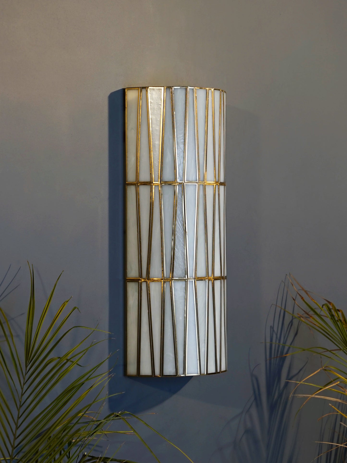 Tapered Wall Lamp White - ILLUMEAWall LampLarge