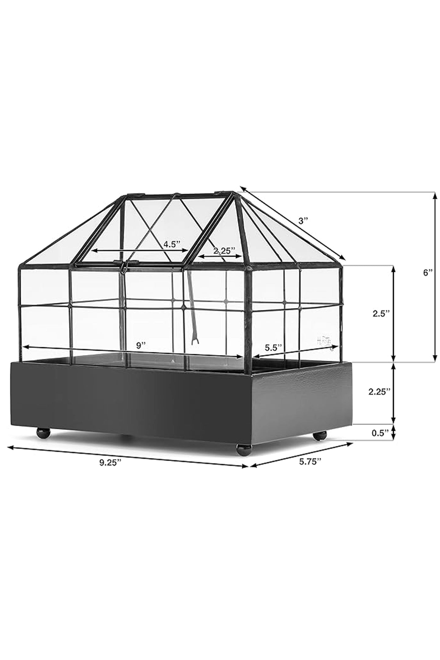 Vintage Terrarium Wardian Case Indoor Planter for Succulents & Orchids - ILLUMEATerrarium Planter