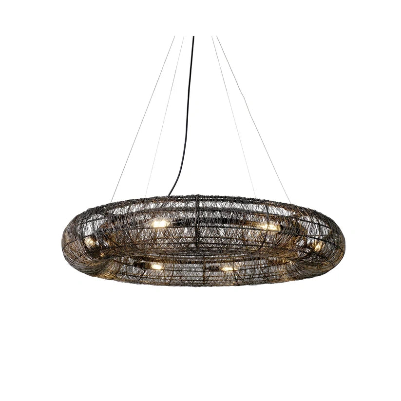 Wire Mesh Tube Chandelier