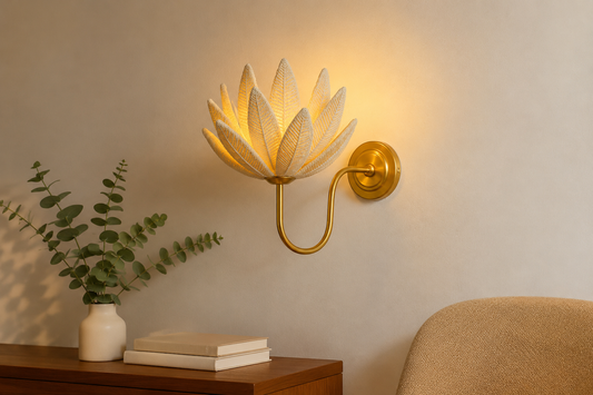 The Art of Lighting: A Wall Sconce That Blooms with Elegance